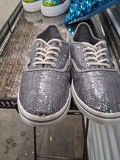 Size 6- VANS Authentic Silver