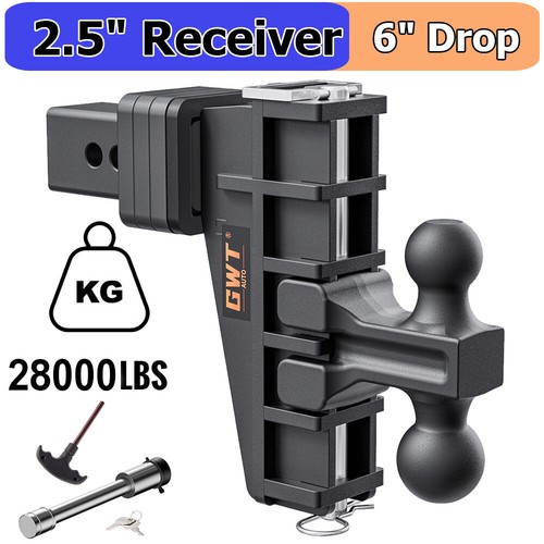 Adjustable trailer hitch - hitch, 2.5"