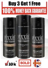 FIXXIE® Hair Building Fibres 27.5g ? BUY 3 GET 1 FREE ? SATISFACTION GAURANTEE