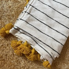 Moroccan Wool Throw Blanket