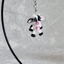 Cute Flexi Cow Mini Fidget Animal Keychain