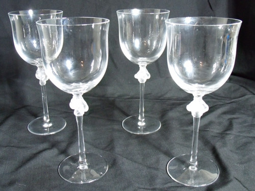 Lalique crystal roxane - roxane,, set