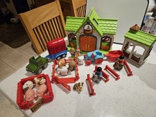 ELC Happyland farm, stables , animals & figures toddler toy playset bundle