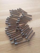 40 Antique Brass Pommels Fixings for Drop Handle Repair Vintage 