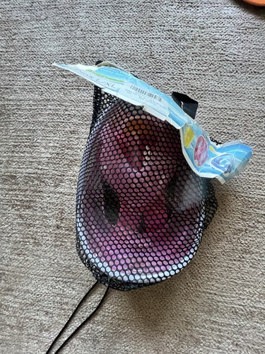 Full face snorkel pink - face,