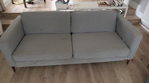 Ikea karlstad sofa used 3 - ikea,