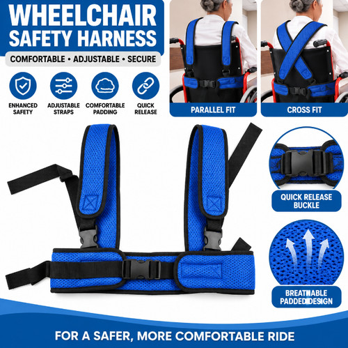 Wheelchair chest harness - chest,