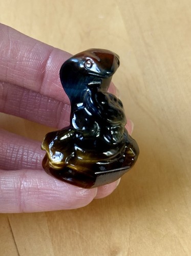 Golden blue tigers eye crystal - eye,