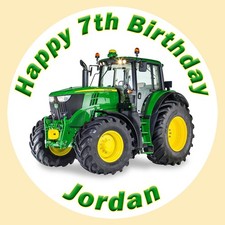 Personalised Green Tractor
