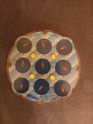 1988 rubik clock matchbox - 1988,