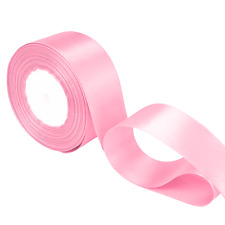 50mm SATIN Double Faced Ribbon - 25M Full Reel/ 1M, 10M Cut Lengths