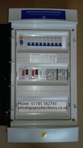 Swimming pool control panel - pool,