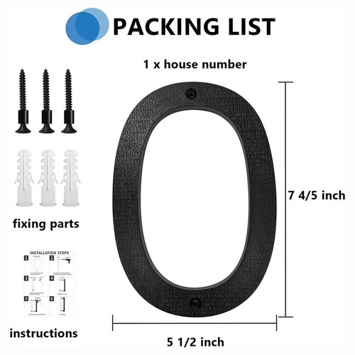 Modern black acrylic house - black,