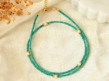 Old Heishi Turquoise & Pearl