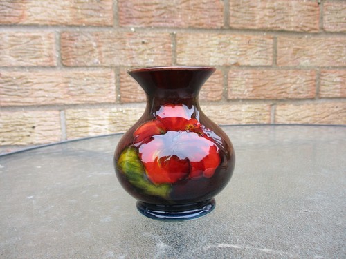 Moorcroft flambe hibiscus - moorcroft,