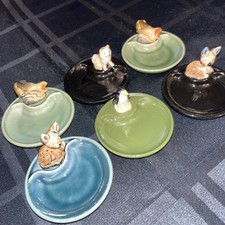 Six Wade Trinket Pin Dishes