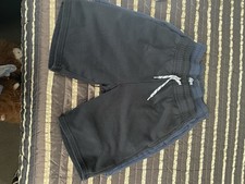 Primark Age 11-12 Years 2 Pairs 1 Black 1 Blue Boys Shorts