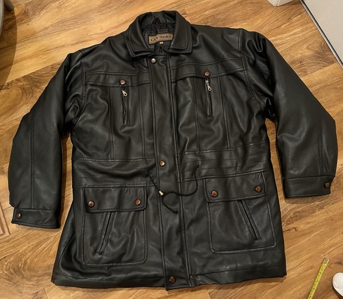 Guv nors leather parka coat - guv'nors,