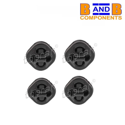 Exhaust rubbers golf mk1 - rubbers,