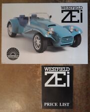 WESTFIELD ZEi orig c1992 UK Mkt Sales Brochure & Price List
