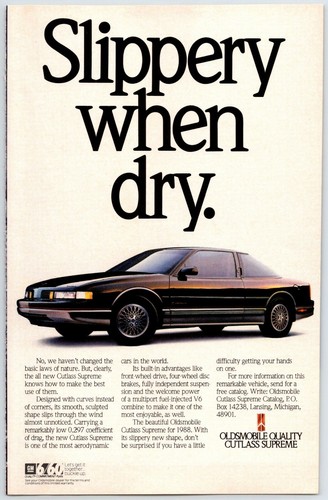 1988 oldsmobile cutlass - oldsmobile,
