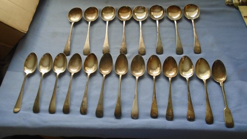 Silver plated spoons job lot - spoons,