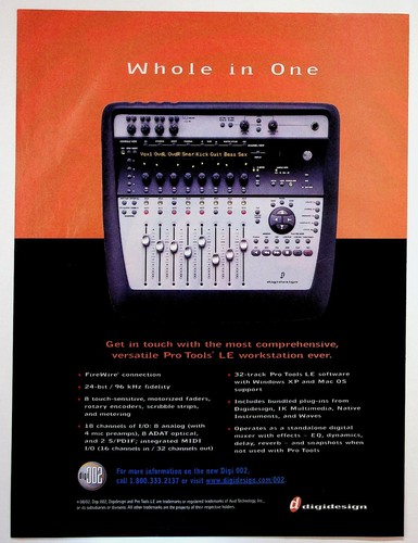 2002 digidesign digi 002 - 2002,