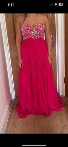 Fuscia pink sherri hill - pink,