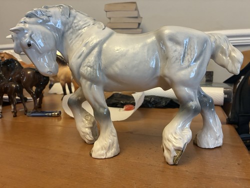 John beswick grey shire - john, horse