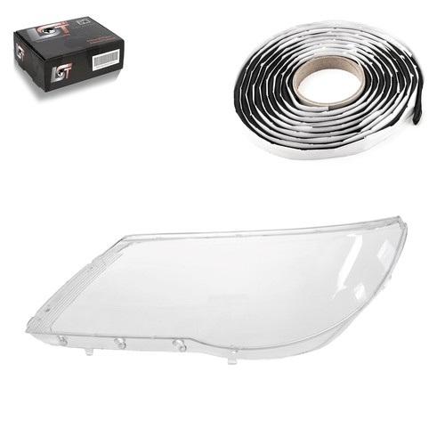 Headlight glass lens - , left