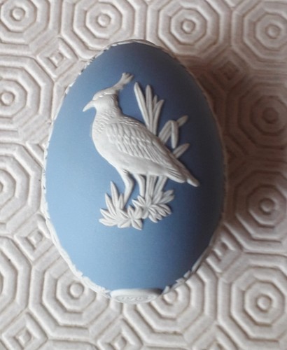 Wedgwood blue jasper egg - wedgwood,