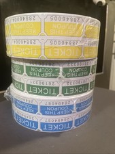 3 rolls Of Tickets 6000 Total