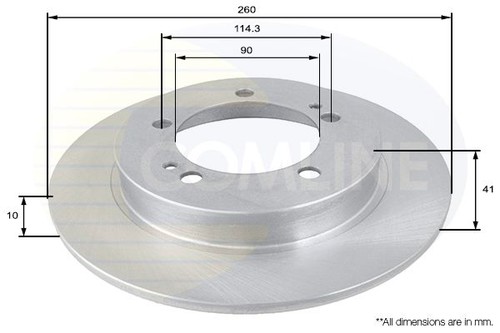 Brake disc rear - rear, rotor
