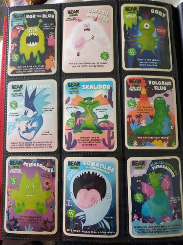 Bear cards creature - bear, creations