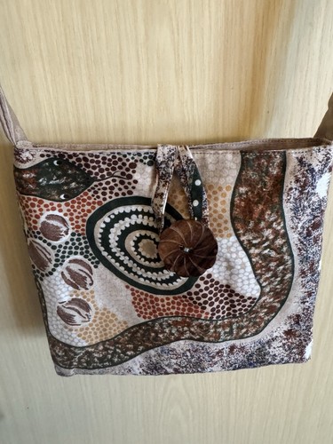 Aboriginal snake dot art - aboriginal,