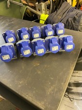 MK 16 amp commando socket outlet x10 new 