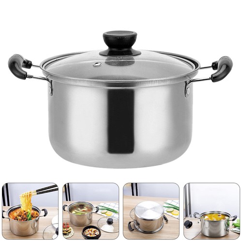 Large saucepan with - large, lid