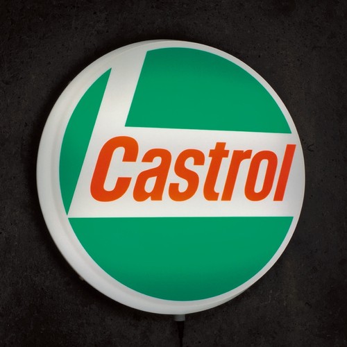 Castrol oil led illuminated - castrol,