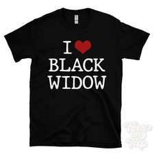 I LOVE BLACK WIDOW T-SHIRT
