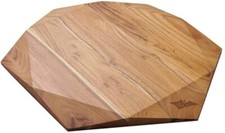 EDGE OF BELGRAVIA CUTTING  CHOPPING BOARD TEAK WOOD STAR Slim Edition 35 x 1.8cm
