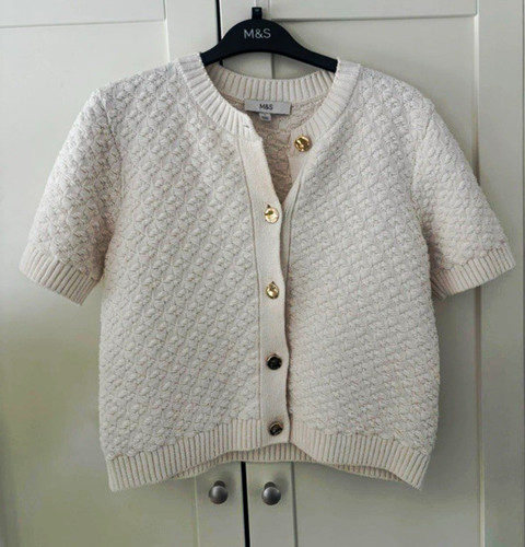 Women ivory textured - m&s,