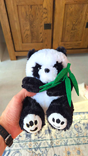 King cuddly panda plush - king, soft