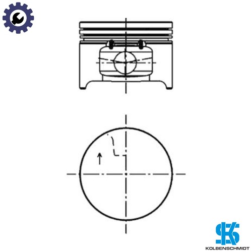 Piston 40277610 for k7j710 714 - 40277610, k7j710/714