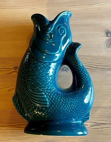 Large gurgly 28cm teal - teal, blue