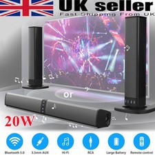 TV Sound Bar Home Theater Subwoofer Bluetooth Soundbar Wireless Speaker USB AUX