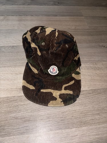 Moncler cap camo suede - cap,