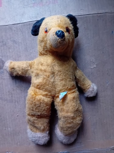 Sooty soft toy - soft, vintage
