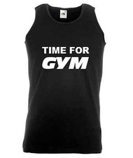 TIME FOR GYM Vest - Hench, Dwayne Johnson, Vin Diesel, MMA, UFC, WWE, Training