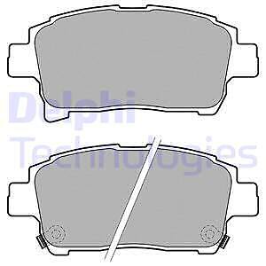 Lp1896 delphi brake pad set - delphi,