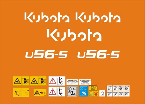 Kubota u56 mini - kubota, digger
